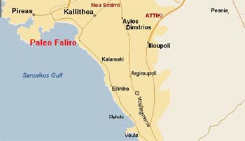 Map of Paleo Faliro